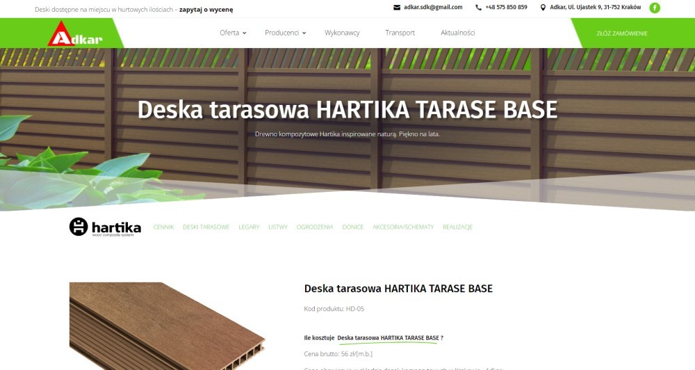 resize 013 deska tarasowa hartika tarase base – skład desek kompozytowych www.deski kompozytowe.pl