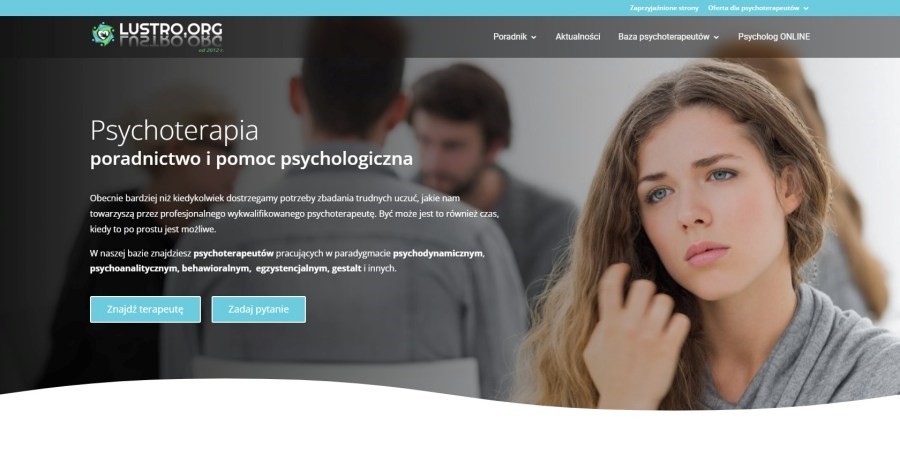 psycholog, psychoterapeuta psychoterapia psychodynamiczna lustro.org